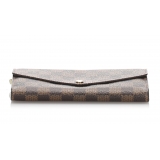 Louis Vuitton Vintage - Damier Ebene Sarah NM Wallet - Brown - Leather Wallet - Luxury High Quality