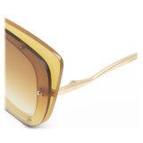 Chloé - Cat-Eye Dree Sunglasses in Nylon and Metal - Gold Yellow - Chloé Eyewear