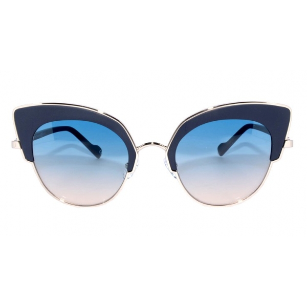 No Logo Eyewear - NOL09946 Sun - Matt Blue and Silver - Sunglasses