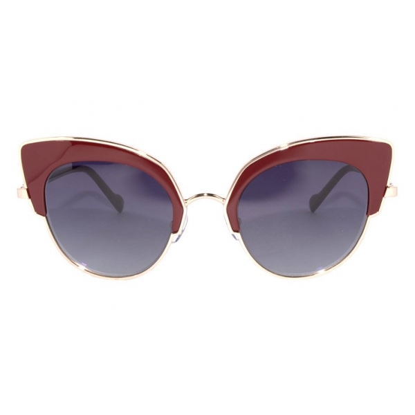 No Logo Eyewear - NOL09946 Sun - Bordeaux e Oro - Occhiali da Sole