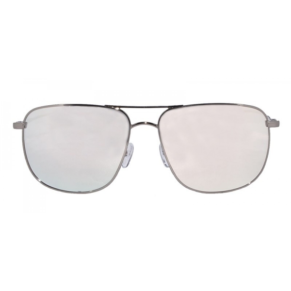 No Logo Eyewear - NOL09956 Sun - Nikel Glossy Black - Sunglasses - Fabrizio Corona Official