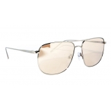 No Logo Eyewear - NOL09956 Sun - Glossy Nikel - Sunglasses - Fabrizio Corona Official