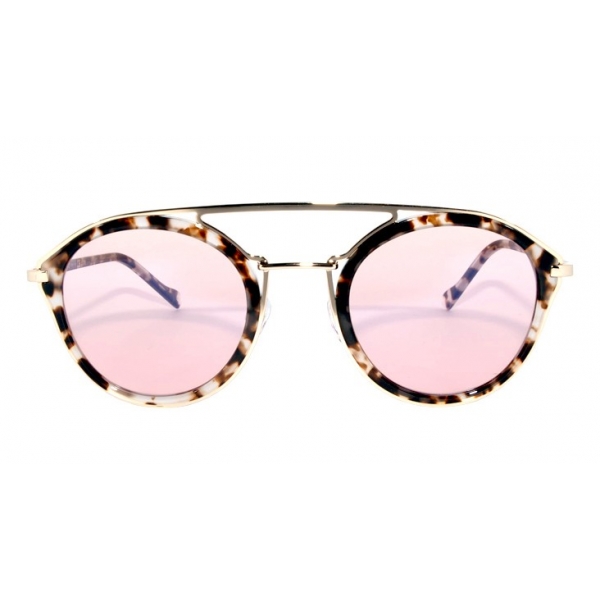 No Logo Eyewear - NOL09953 Sun - Havana Rosa e Oro - Occhiali da Sole - Sharon Fonseca Official