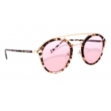 No Logo Eyewear - NOL09953 Sun - Havana Rosa e Oro - Occhiali da Sole - Sharon Fonseca Official