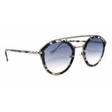 No Logo Eyewear - NOL09953 Sun - Glossy Grey Havana and Black Nikel - Sunglasses - Sharon Fonseca Official