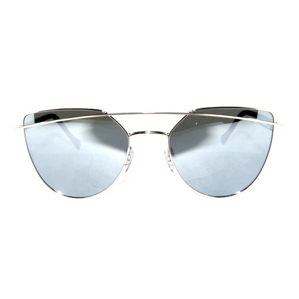 No Logo Eyewear - NOL09947 Sun - Matt Dark Blue and Shiny Nikel - Sunglasses