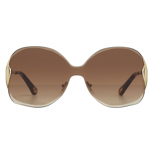 Chloe Curtis Sunglasses Golden | Dressinn