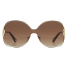Chloé - Occhiali da Sole Squadrati Curtis in Metallo - Oro Marrone - Chloé Eyewear