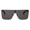Stella McCartney - Occhiali da Sole Quadrati Nero Lucido - Nero - Occhiali da Sole - Stella McCartney Eyewear