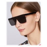 Stella McCartney - Shiny Black Square Sunglasses - Black - Sunglasses - Stella McCartney Eyewear