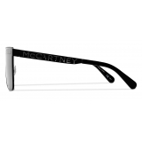 Stella McCartney - Shiny Black Square Sunglasses - Black - Sunglasses - Stella McCartney Eyewear