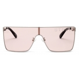 Stella McCartney - Square Silver Sunglasses - Silver Pink - Sunglasses - Stella McCartney Eyewear