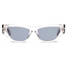 Stella McCartney - Shiny Transparent Round Sunglasses - Grey - Sunglasses - Stella McCartney Eyewear