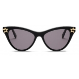 Stella McCartney - Black Cat Eye Sunglasses - Black - Sunglasses - Stella McCartney Eyewear