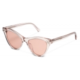 Stella McCartney - Beige Cat Eye Sunglasses - Beige - Sunglasses - Stella McCartney Eyewear