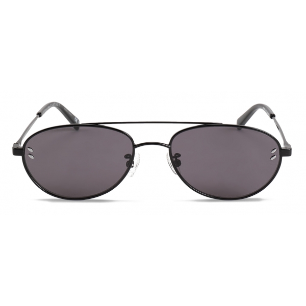 Stella McCartney - Black Aviator Sunglasses - Black - Sunglasses - Stella McCartney Eyewear