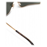 Stella McCartney - Occhiali da Sole con Maschera in Oro Verde - Oro - Occhiali da Sole - Stella McCartney Eyewear