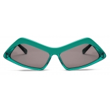 Stella McCartney - Occhiali da Sole Rettangolari Verdi - Verde - Occhiali da Sole - Stella McCartney Eyewear