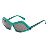 Stella McCartney - Green Rectangular Sunglasses - Green - Sunglasses - Stella McCartney Eyewear