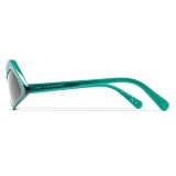 Stella McCartney - Green Rectangular Sunglasses - Green - Sunglasses - Stella McCartney Eyewear