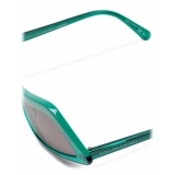 Stella McCartney - Green Rectangular Sunglasses - Green - Sunglasses - Stella McCartney Eyewear