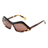 Stella McCartney - Havana Rectangular Sunglasses - Havana - Sunglasses - Stella McCartney Eyewear