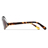 Stella McCartney - Havana Rectangular Sunglasses - Havana - Sunglasses - Stella McCartney Eyewear