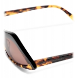 Stella McCartney - Havana Rectangular Sunglasses - Havana - Sunglasses - Stella McCartney Eyewear