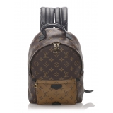 Louis Vuitton Vintage - Monogram Reverse Palm Springs PM Backpack - Marrone - Zaino in Tela e Pelle - Alta Qualità Luxury