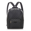 Josh backpack leather bag Louis Vuitton Grey in Leather - 37812697