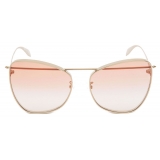 Alexander McQueen - Piercing Butterfly Sunglasses - Antique Gold - Alexander McQueen Eyewear