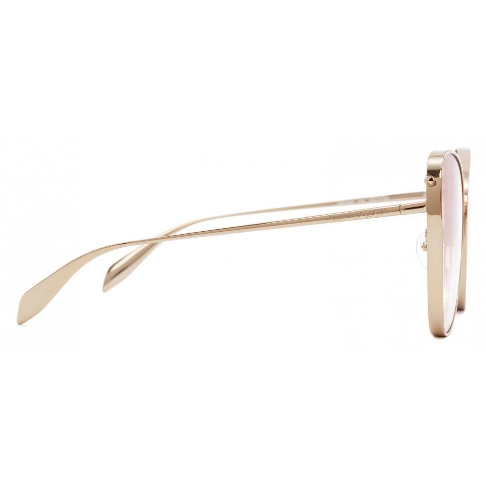 Alexander McQueen - Piercing Butterfly Sunglasses - Antique Gold ...