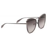 Alexander McQueen - Piercing Butterfly Sunglasses - Ruthenium - Alexander McQueen Eyewear