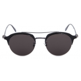 Alexander McQueen - Occhiale da Sole Skull Panthos in Metallo - Rutenio - Alexander McQueen Eyewear