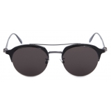 Alexander McQueen - Skull Panthos Metal Sunglasses - Ruthenium - Alexander McQueen Eyewear