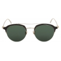 Alexander McQueen - Occhiale da Sole Skull Panthos in Metallo - Oro Verde - Alexander McQueen Eyewear