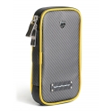 Lamborghini - TecknoMonster - Lamborghini Smartphone Holder in Aeronautical Carbon Fibre - Yellow - Black Carpet Collection
