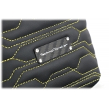 TecknoMonster - Automobili Lamborghini - Attak Crossbody Bag in Carbon Fiber and Alcantara® - Black Carpet Collection