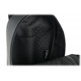 TecknoMonster - Automobili Lamborghini - Attak Crossbody Bag in Carbon Fiber and Alcantara® - Black Carpet Collection