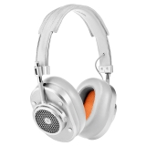 Master & Dynamic - MH40 Wireless - Silver Metal / Silver Canvas - Premium High Quality and Performance Over-Ear Headphones