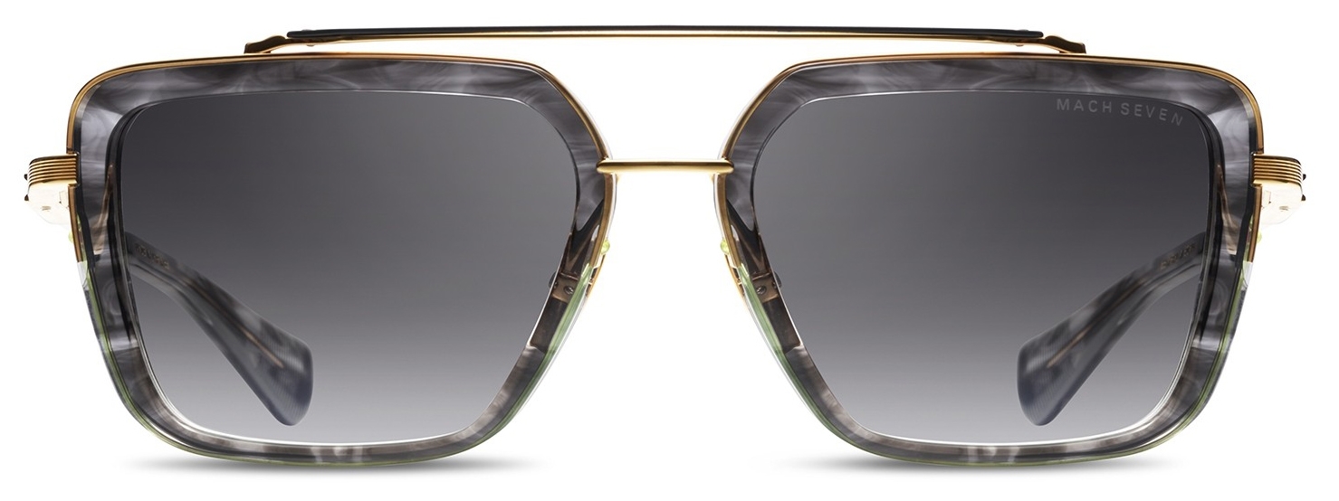 Spitfire Cut Seven slim square sunglasses in black | ASOS