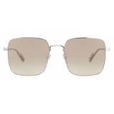 Givenchy - Sunglasses GV Double Wire in Metal - Silver Brown - Sunglasses - Givenchy Eyewear