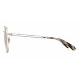 Givenchy - Sunglasses GV Double Wire in Metal - Silver Brown - Sunglasses - Givenchy Eyewear