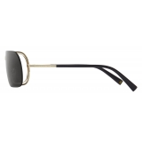 Givenchy - Sunglasses Unisex GV Eclipse in Metal - Gold Grey - Sunglasses - Givenchy Eyewear