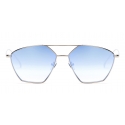 No Logo Eyewear - NOL18053 Sun - Azzurro e Argento - Occhiali da Sole