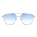 No Logo Eyewear - NOL18053 Sun - Azzurro e Argento - Occhiali da Sole