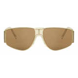 Givenchy - Sunglasses Unisex GV Vision in Metal - Gold Brown - Sunglasses - Givenchy Eyewear