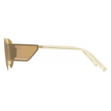 Givenchy - Sunglasses Unisex GV Vision in Metal - Gold Brown - Sunglasses - Givenchy Eyewear