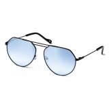 No Logo Eyewear - NOL18057 Sun - Light Blue and Matt Black -  Sunglasses