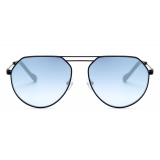 No Logo Eyewear - NOL18057 Sun - Azzurro e Nero Opaco - Occhiali da Sole